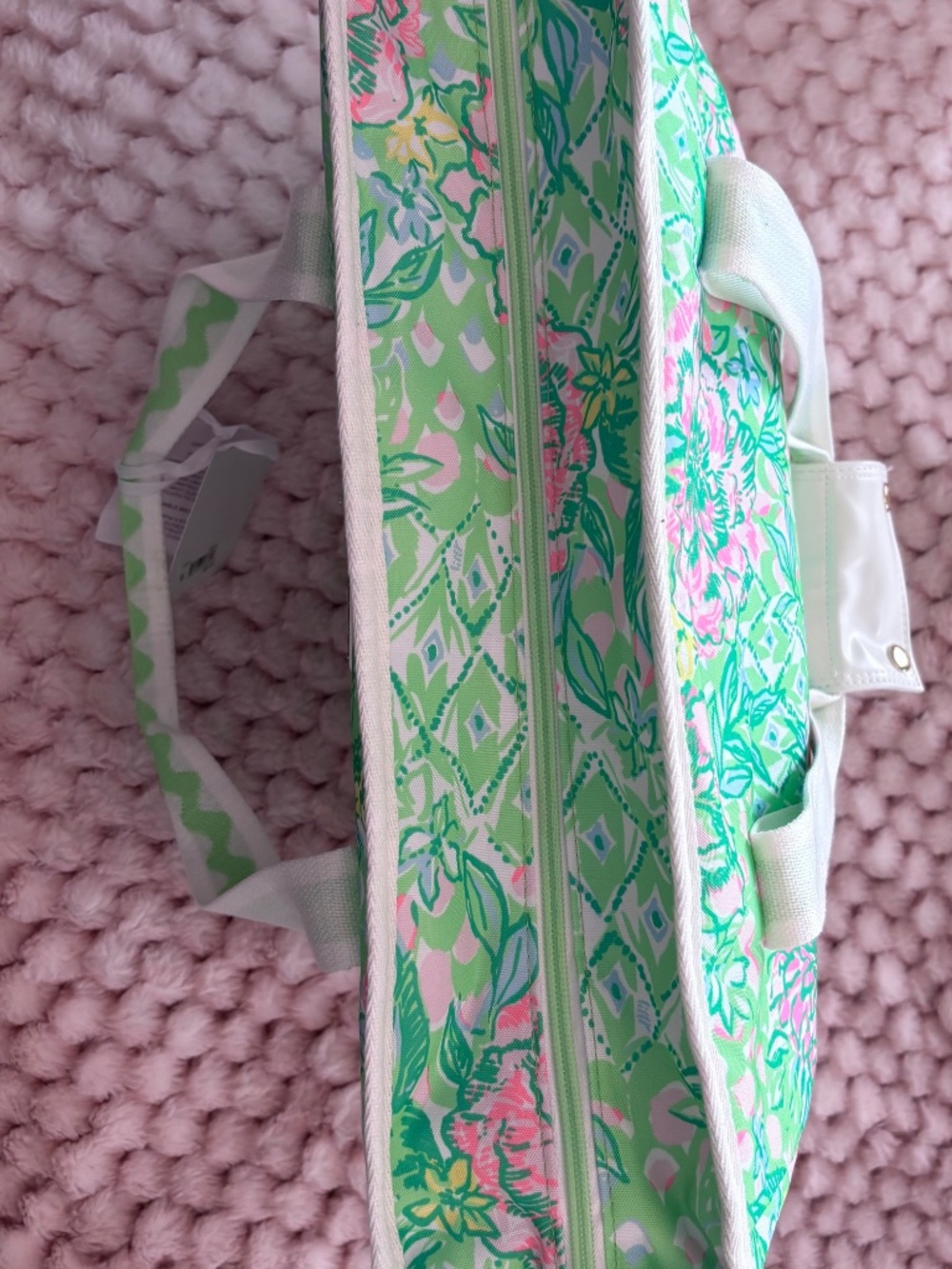 NWT Lilly Pulitzer Large Cooler Bag with Matching Mesh Bag and Shoulder Strap - Picture 7 of 11